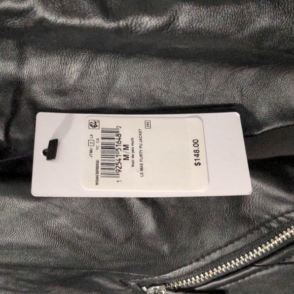 Guess vegan leather jacket NWT - Picture 5 of 5